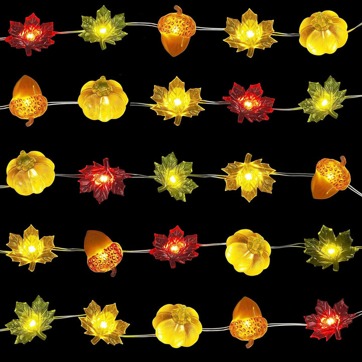 3D Eikel Herfst Lichtsllinger (3 m) - HarvestGlow