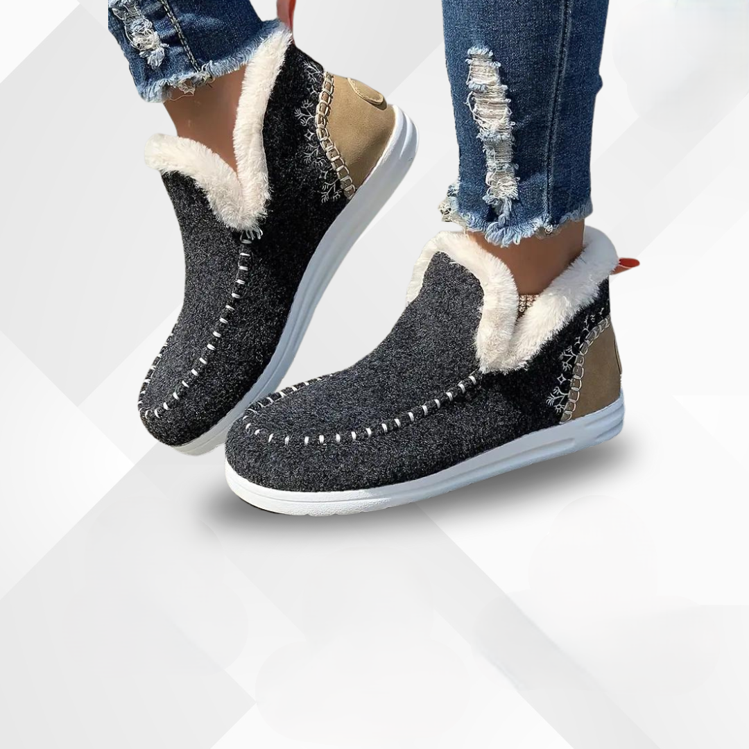 Women's Slippers with Plush Lining – Valeria