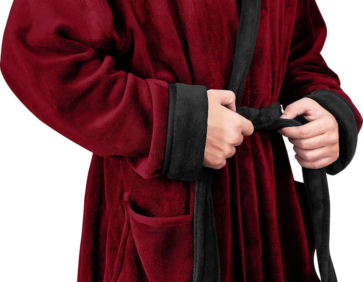 Comfortable Men's Fleece Bathrobe - Harry