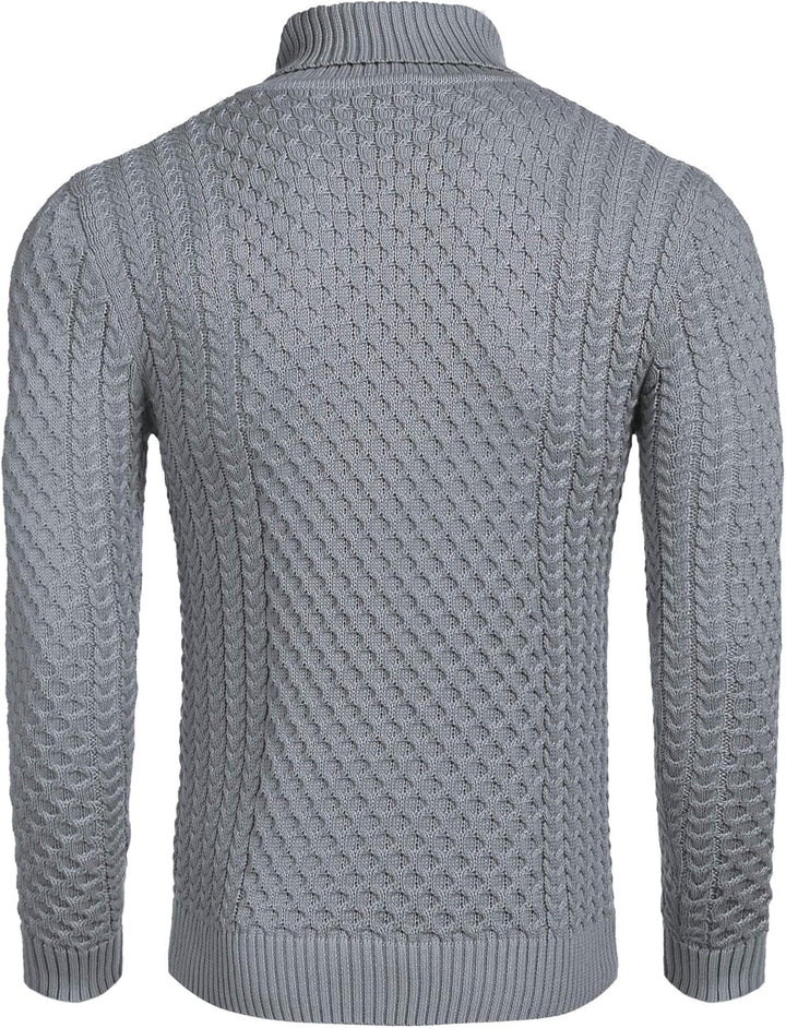 Casual Gebreide Heren Coltrui - Sander