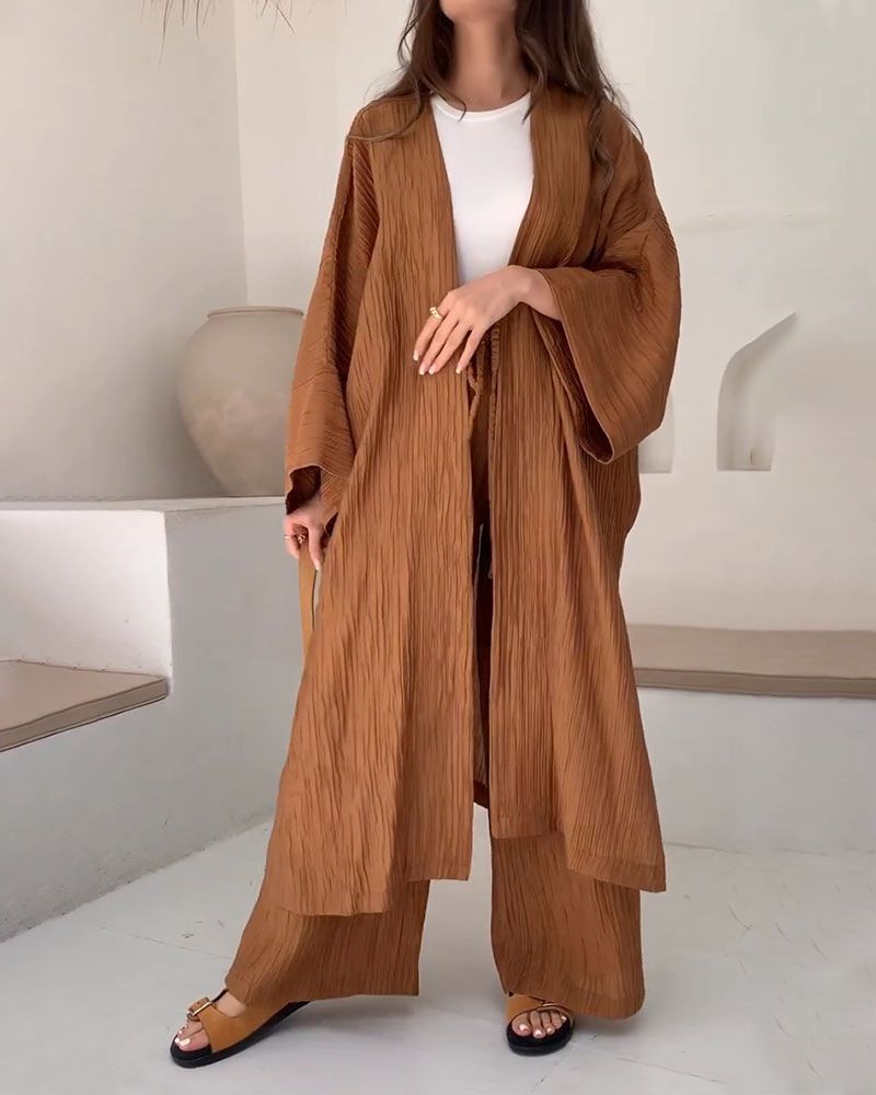 Casual two-piece set for women with jacket and pants - Thalia