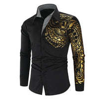 Men's Shirt with Gold Details – Darius