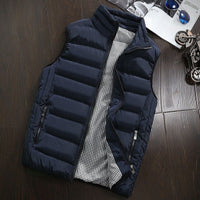 Waterafstotende & Gevoerde Heren Bodywarmer met Staande Kraag - Henrik