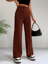 Trendy High-Waisted Pleated Women's Pants - Emilia