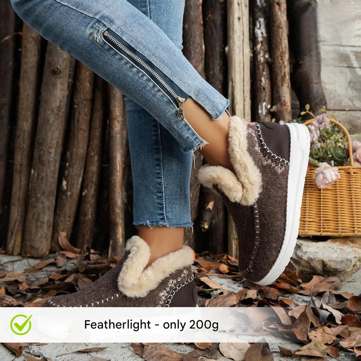 Women's Slippers with Plush Lining – Valeria