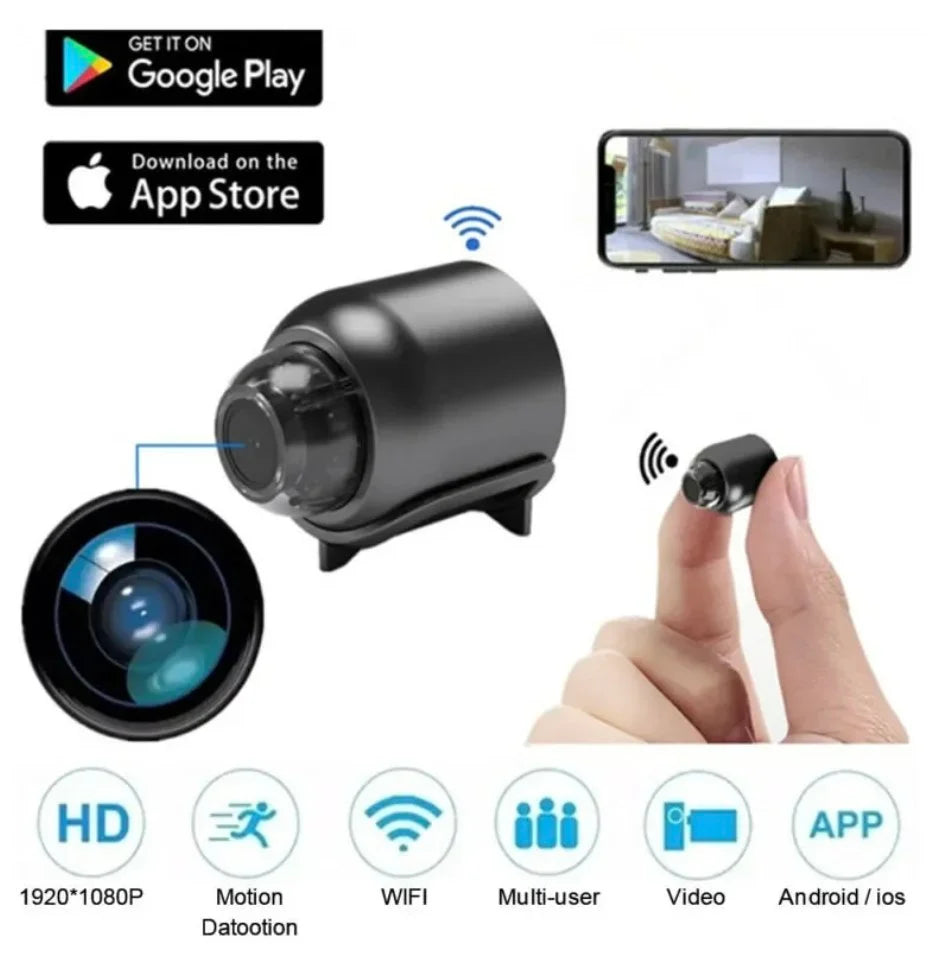Compact 5G Security Camera with HD Streaming and Night Vision 4