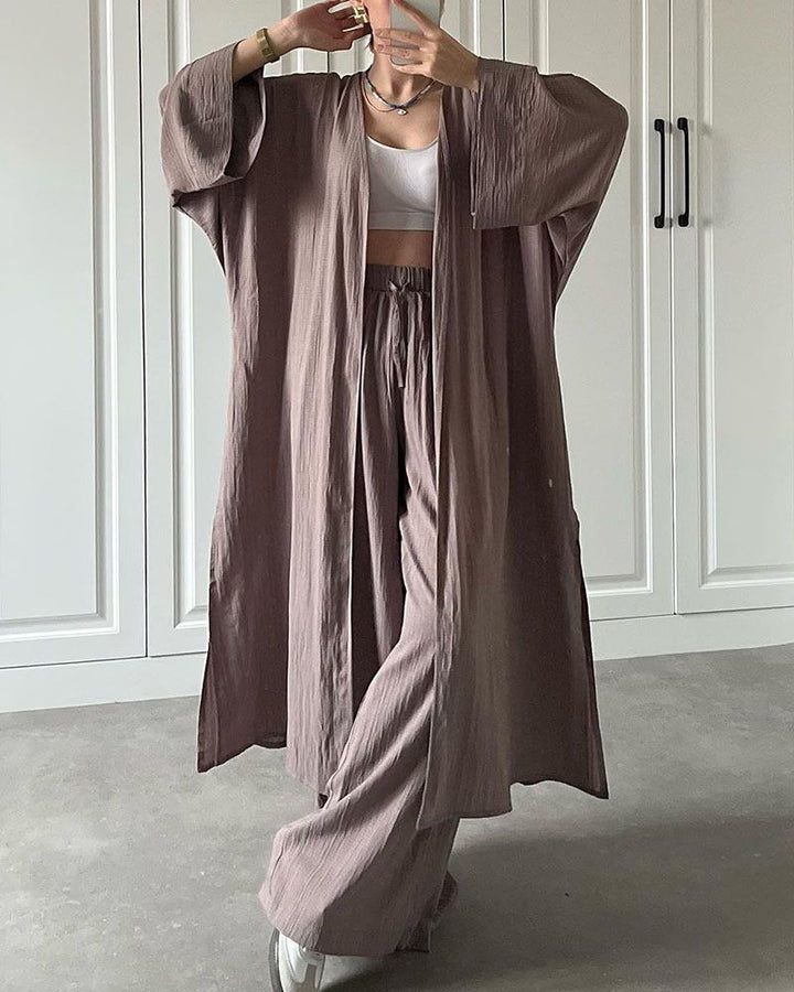 Casual two-piece set for women with jacket and pants - Thalia