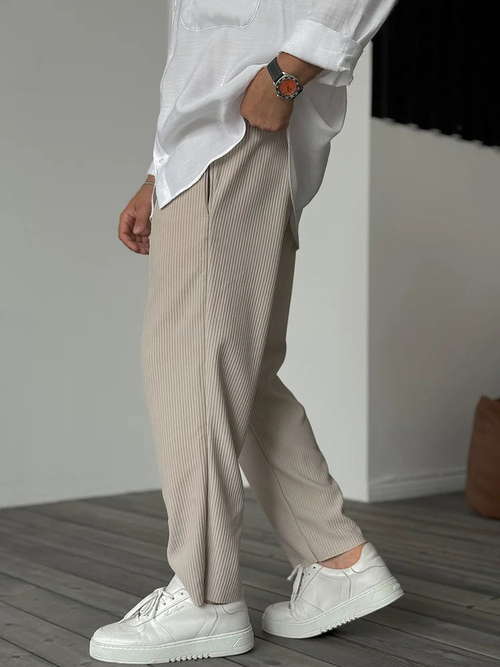 Luxury Men's Trousers in Soft Fabric – Alessio