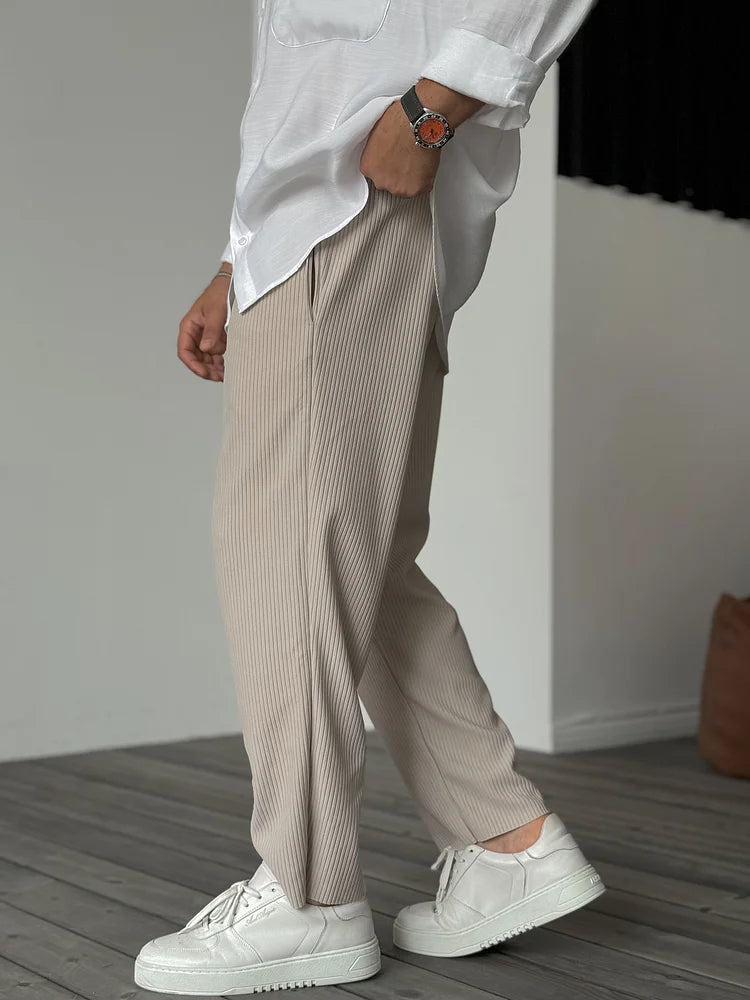 Luxury Men's Trousers in Soft Fabric – Alessio