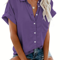 Grace Collar Blouse | Comfortable Button Closure
