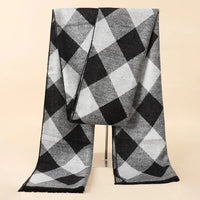 Sammy Jackson™ Checked Scarf | Stylish and warm cashmere scarf