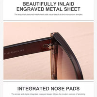 Sammy Jackson™ Billie Retro Okulary Przeciwsłoneczne | Kwadratowe i Modne