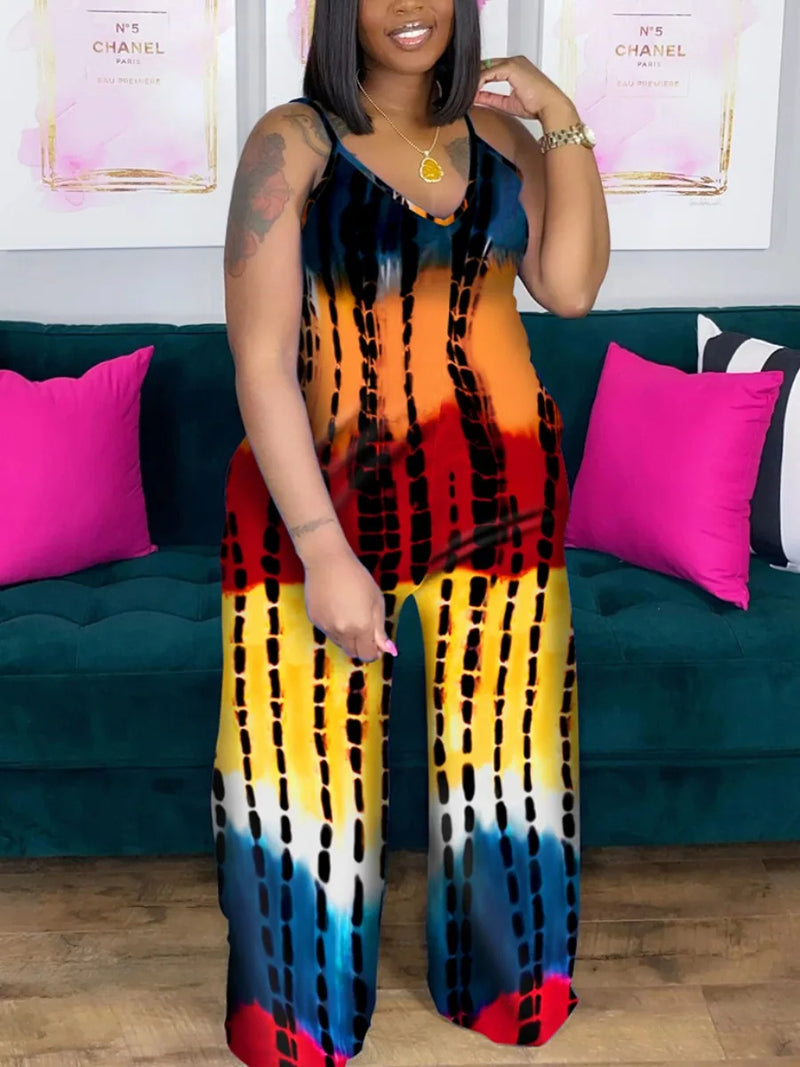 Sammy Jackson™ Noé Plus Size Jumpsuit | Trendy & Summery