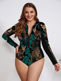 Sammy Jackson™ Lauren Plus-Size Swimsuit | Sporty & Trendy