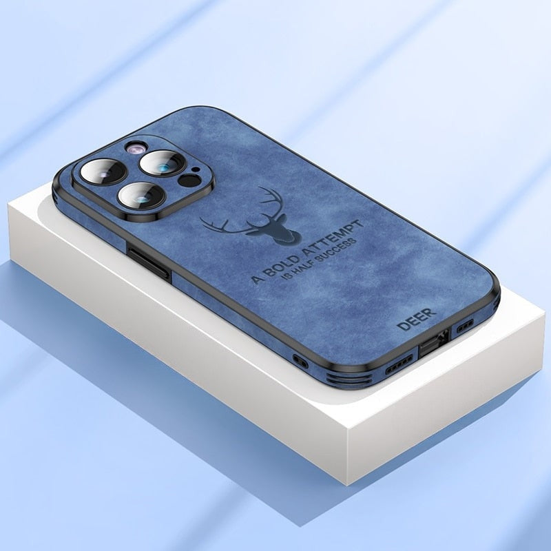Luxury Deer Leather iPhone Case – Veltro