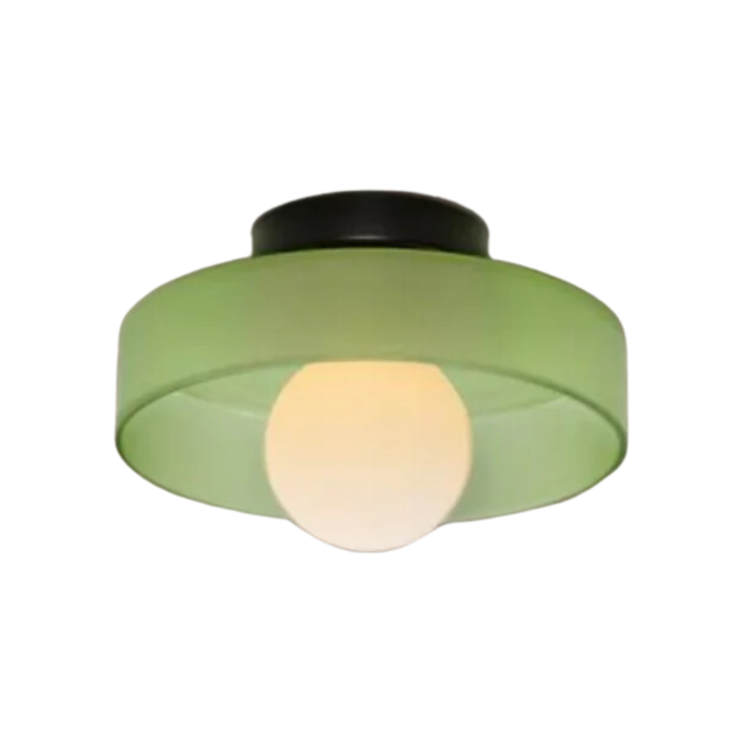 Ronde Plafondlamp met Stijlvolle Functionaliteit - LumiSphere