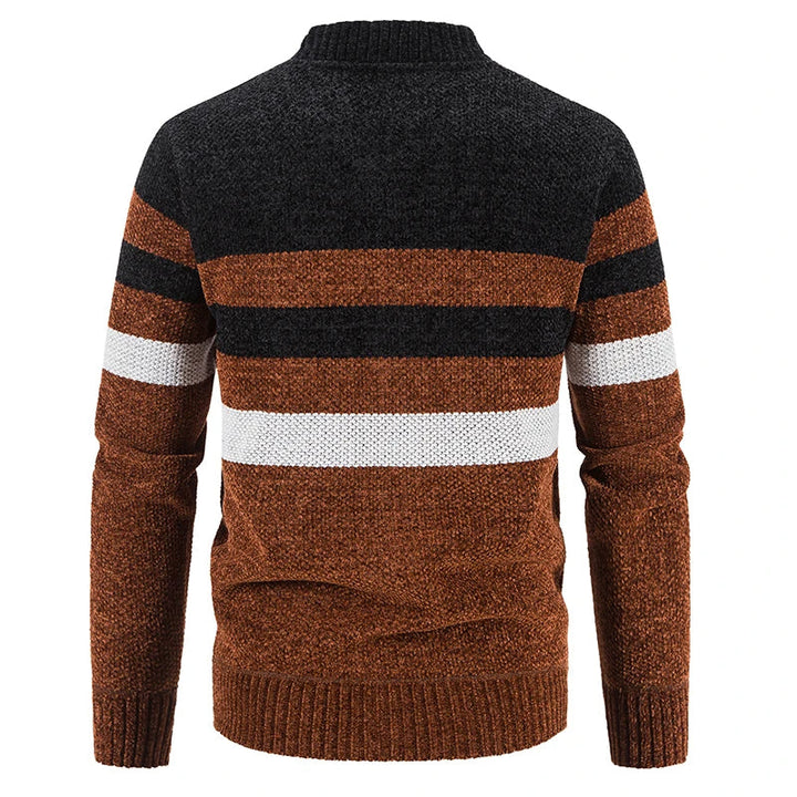 Men's Striped Fall Vest – Tobias