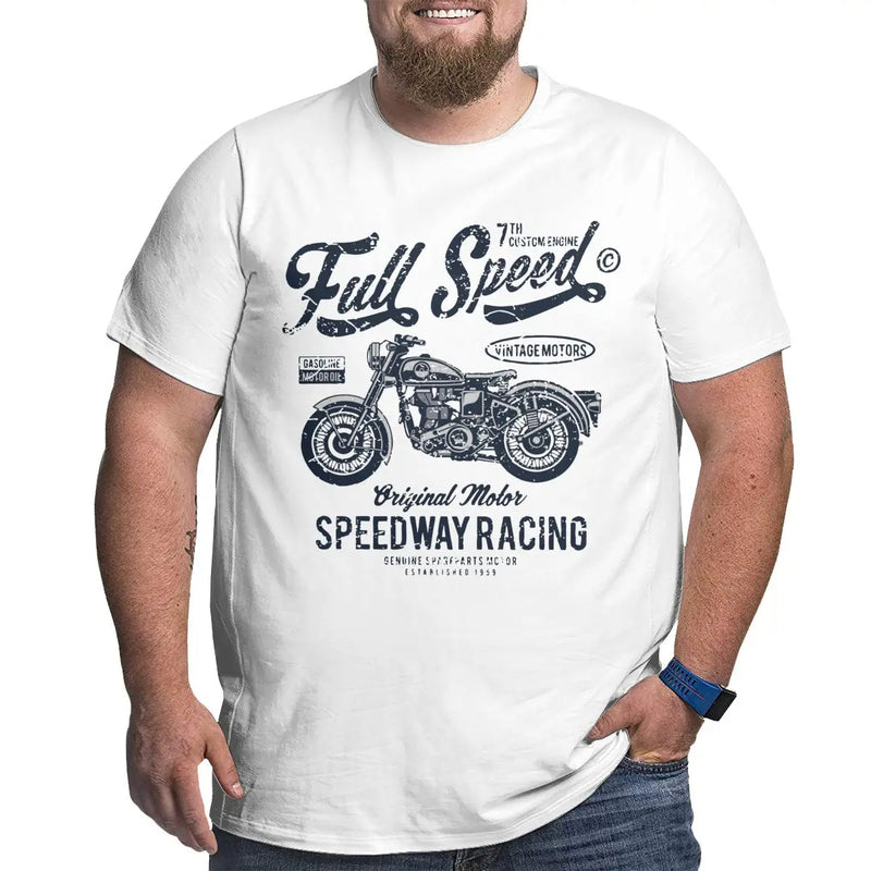 Sammy Jackson™ Full Throttle Motorshirt | Koszulka vintage w rozmiarze plus