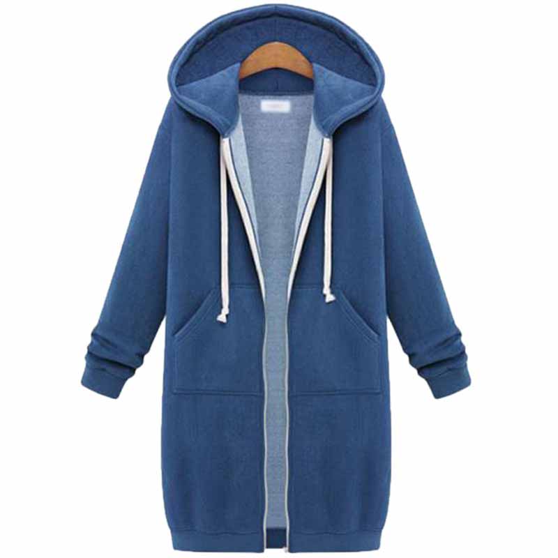 Casual Lang Damesvest - CozyZip