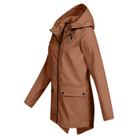 Trendy Dames Regenjas met Capuchon - Liora
