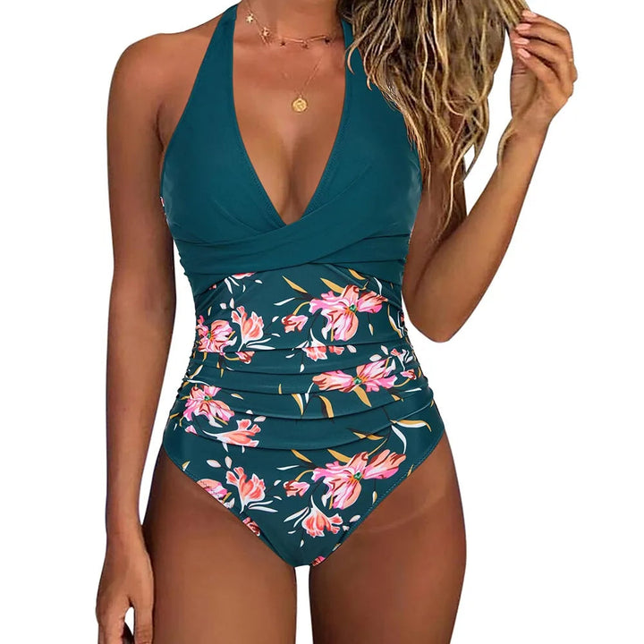 Stylish V-Neck Swimsuit - Aria
