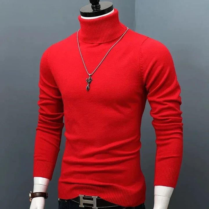 Sammy Jackson™ Marco Slim Turtleneck Sweater | Trendy Slim-Fit Sweater