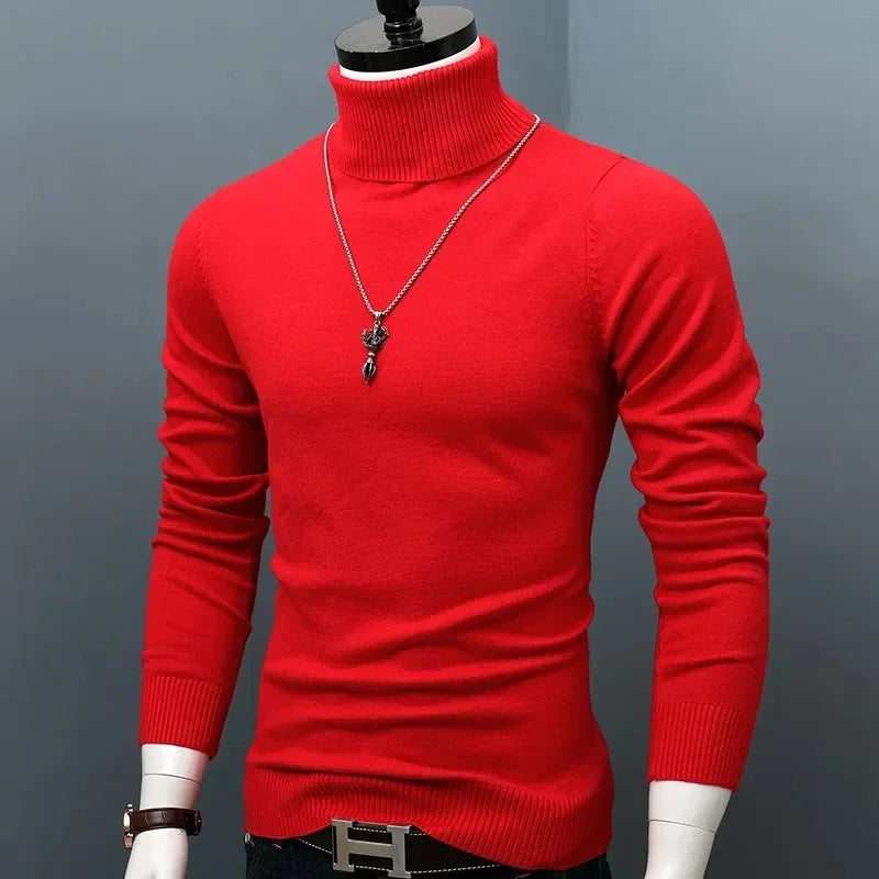 Sammy Jackson™ Marco Slim Turtleneck Sweater | Trendy Slim-Fit Sweater