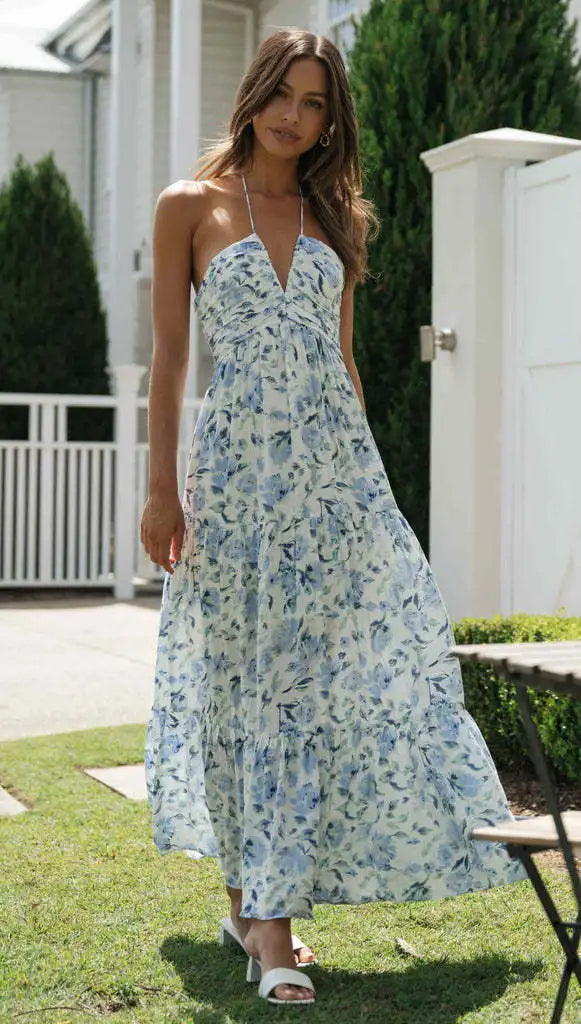 Sammy Jackson™ Sukienka Maxi Lina | Kwiatowa i Stylowa