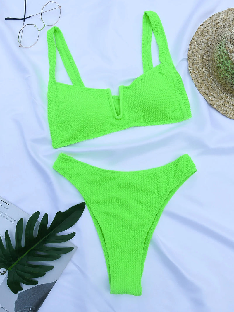 Sammy Jackson™ Haven Geribbelde Bikini | Stylowy i Klasyczny
