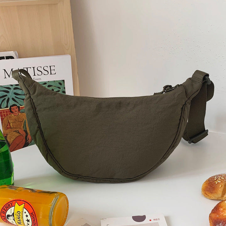 Stijlvolle Half Moon Crossbody Bag - Luna