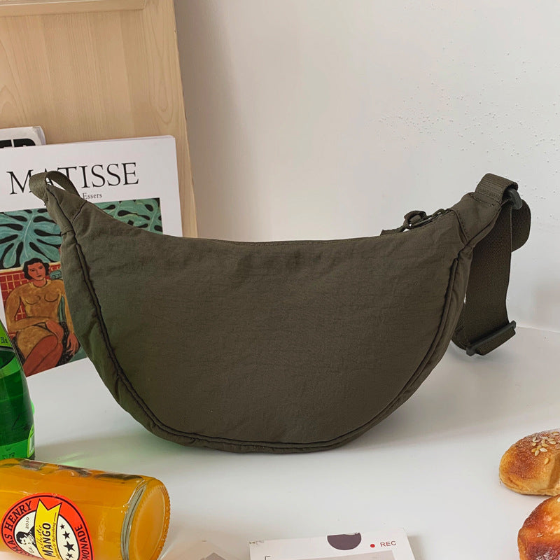 Stijlvolle Half Moon Crossbody Bag - Luna