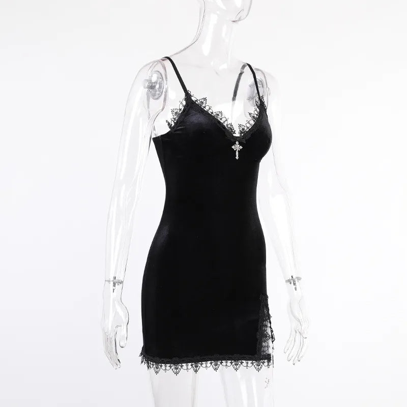 Sammy Jackson™ Julia Mini Dress | Black & Mysterious