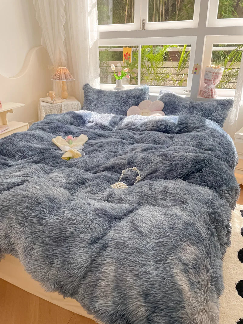 Candy-Colored Soft Duvet Cover - FluffCandy