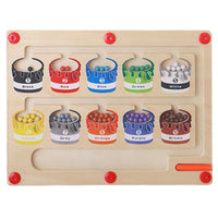 Magnetic Learning Maze for Color and Number Recognition - MazeMagic