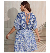 Sammy Jackson™ Mica Plus-Size Jurk | Bloemig & Stijlvol