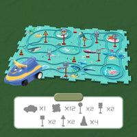 Educational Vehicle Puzzle Set - CleverKids
