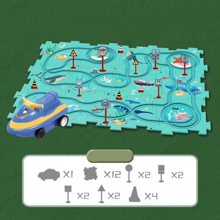 Educational Vehicle Puzzle Set - CleverKids