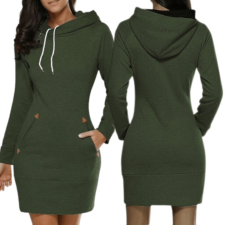 Hoody Sweatjurk met Zakken - Isabella