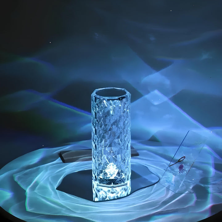 Crystal Table Lamp with Touch Control - Aurora