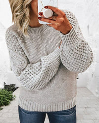 Podstawowy sweter pulower - Evelyn