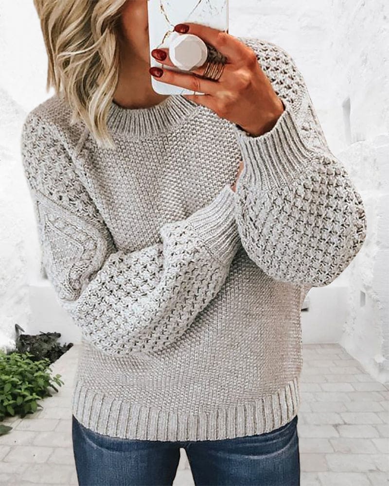 Podstawowy sweter pulower - Evelyn