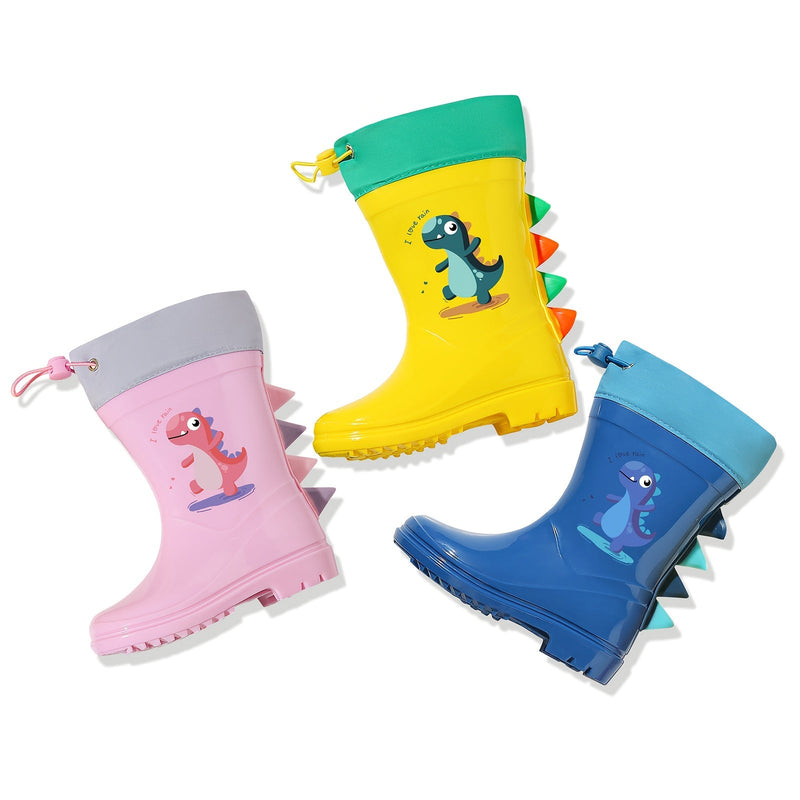 Kleurrijke Kinder Regenlaarzen met Diermotieven – Leo