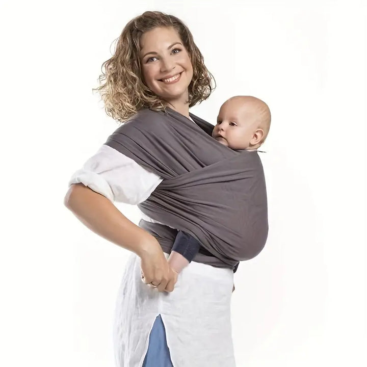 Back-Supporting Baby Wrap Carrier - CuddleWrap