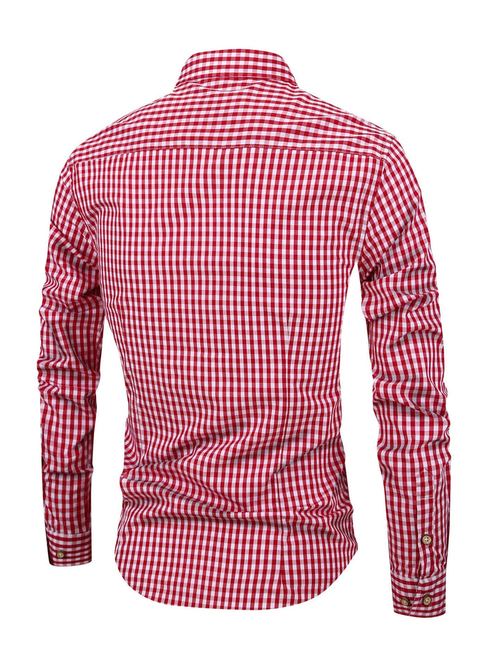 Checked Men's Shirt with Comfortable Fit – Jules