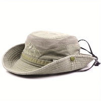 Outdoor Sun Hat with Adjustable Straps and Wide Brim – Solantra