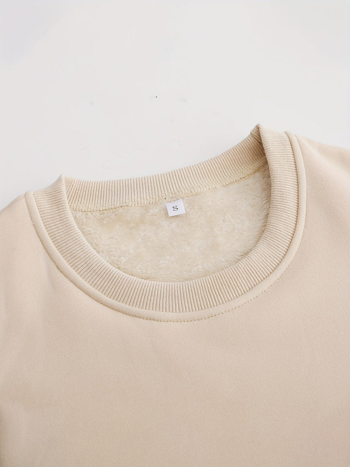 Comfortable Oversized Women's Sweatshirt - Elina