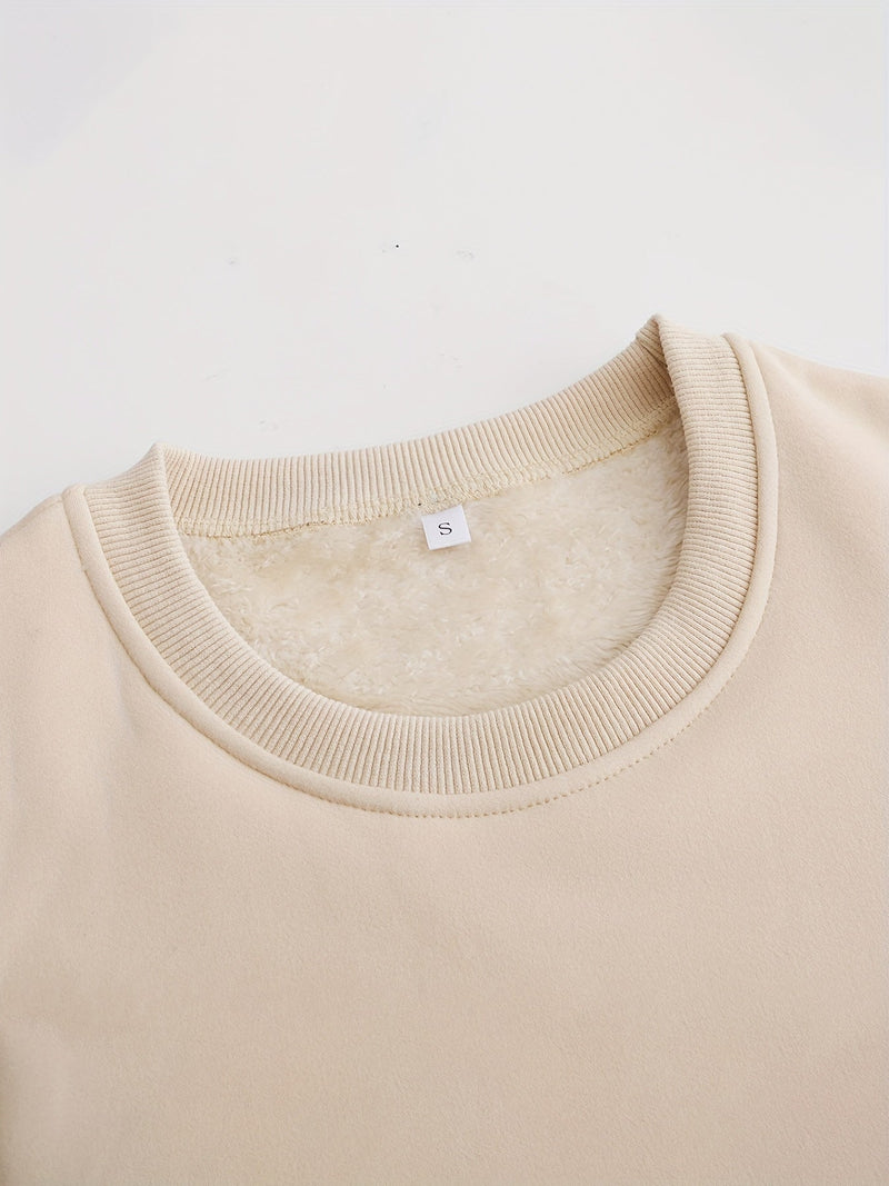 Comfortable Oversized Women's Sweatshirt - Elina
