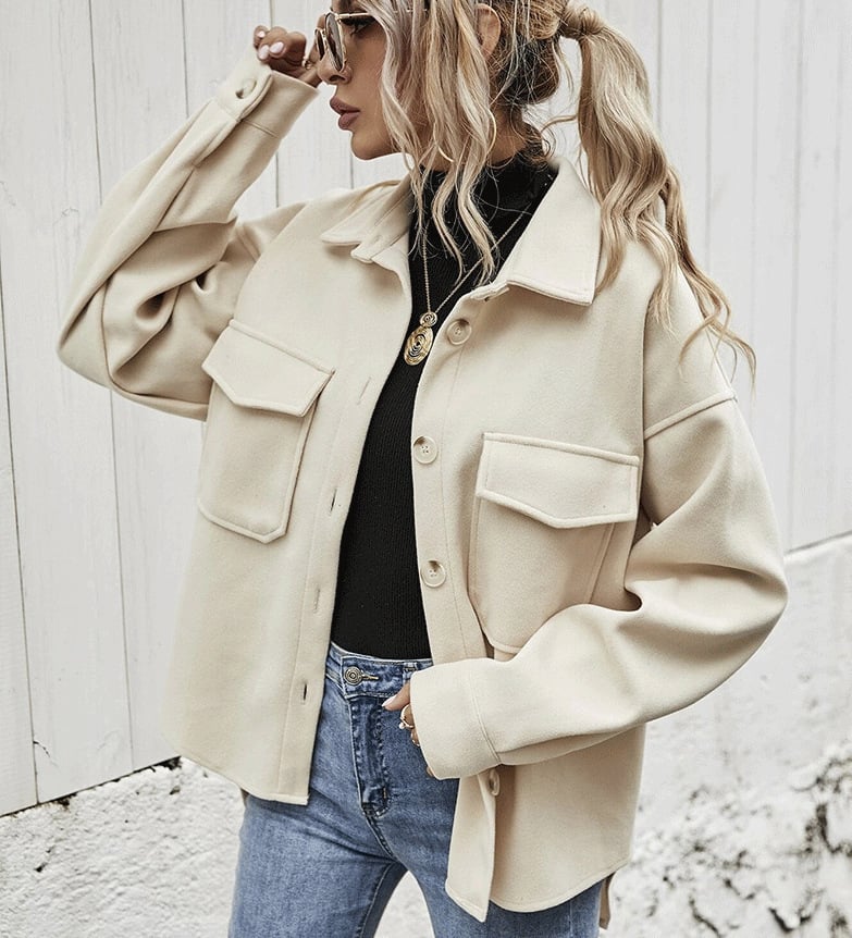 Short Jacket with Button Closure – Elodie