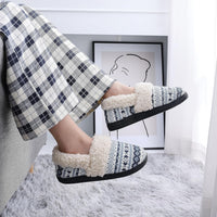 Winterse Gebreide Pantoffels - CozyCloud