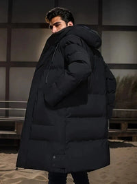 Warm Quilted Long Coat – Milan